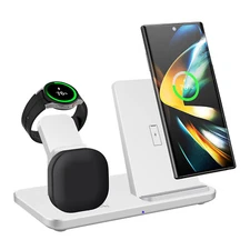 3in1 15W Wireless Charger Station Dock For Samsung Galaxy S24 S25 Watch 7 Buds3