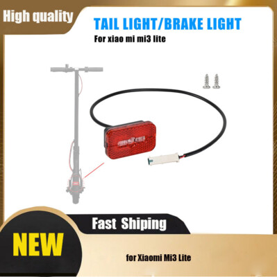 Rear Tail Light for Xiaomi Mi3 Lite Electric Scooter Brake Warning Lights AAU
