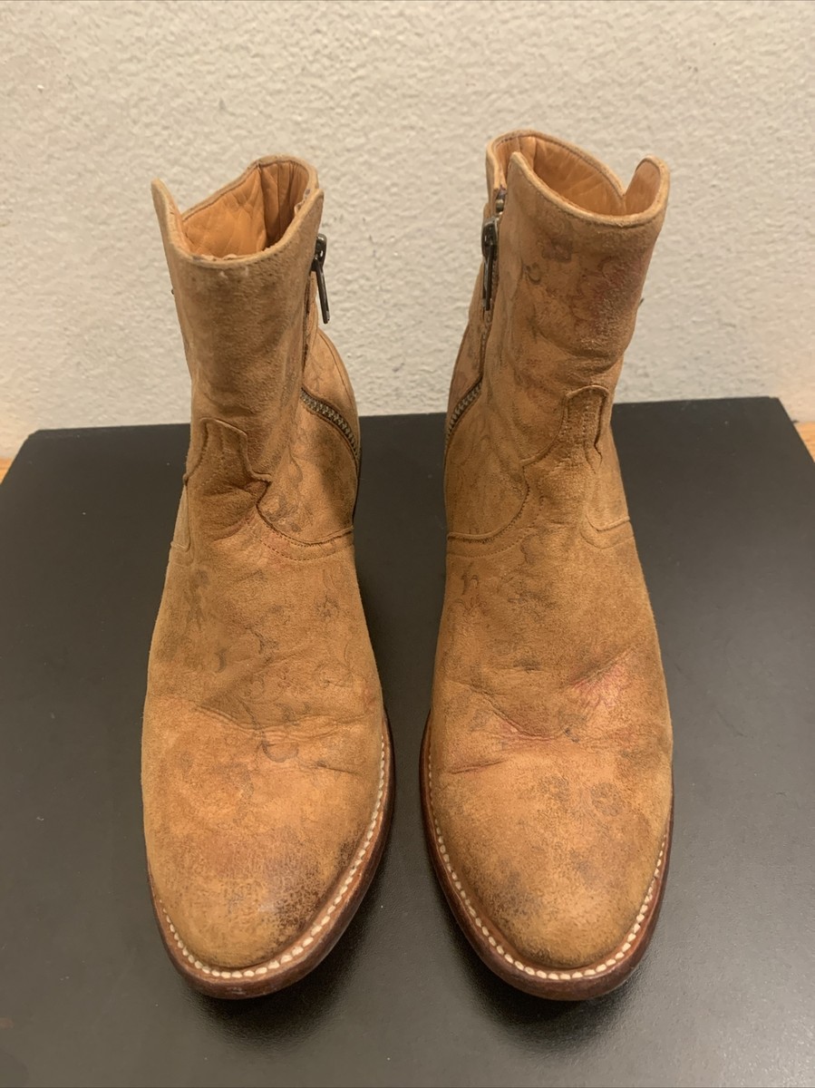 Lucchese Catalina Western Cowboy Short Boots Women's 6.5B