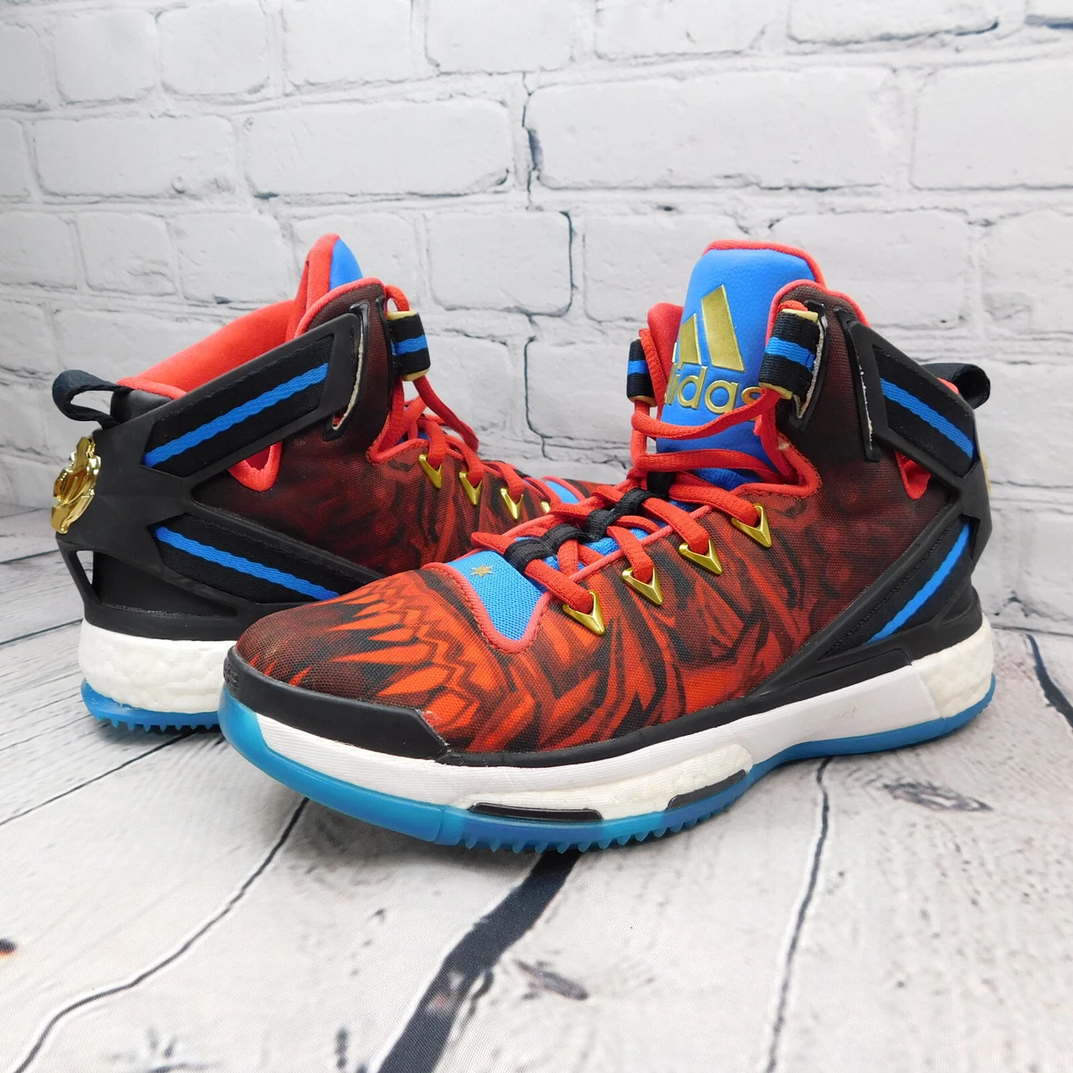 Contemporáneo hierro aluminio Adidas D Rose 6 Boost Chinese New Year - SIZE 4.5 MEN/BOY OR 6.5 WOMEN GUC!  | eBay