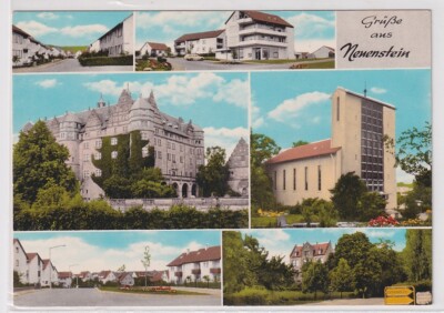 95918 Mehrbild AK Gruße aus Neuenstein - Spar.Markt W.u.L. Frank um 1980