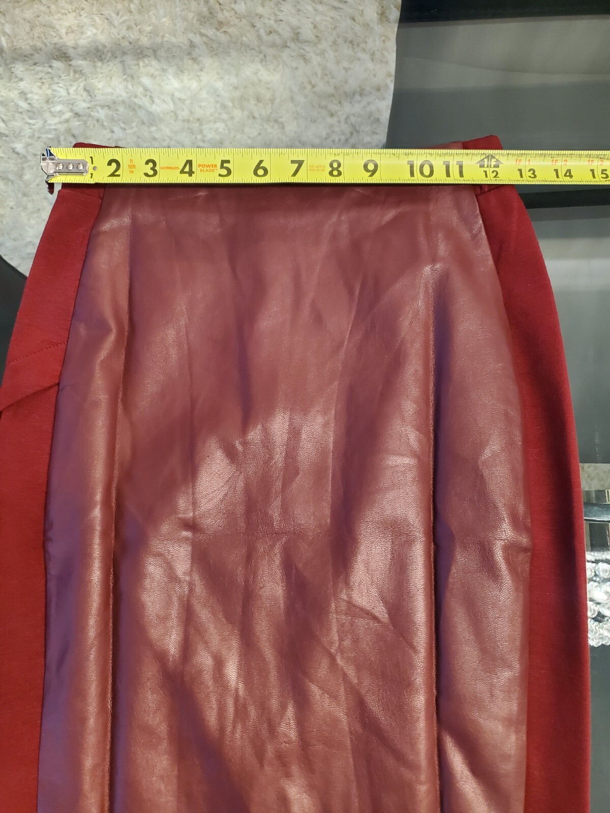 Hommage Women's Solid Red Polyester Pull On A-Lin… - image 8