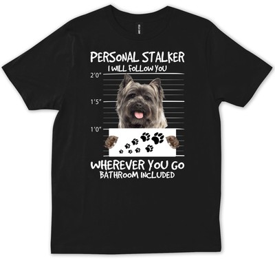 Funny Cairn Terrier Owner Mom Dad Gift Christmas Fur Vintage T-shirt