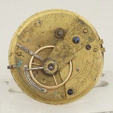 Rare Pocket Watch Movement Men's no fusee duplex chronometer no repeater RAR