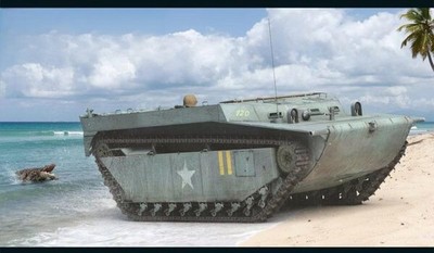 Rubicon Models LVT-4 Water Buffalo Landing Vehicle Tracked 1/56 28mm US LVT Tank