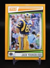 Jack Youngblood #161 Orange Parallel SP STL Rams Legend HOFer 2022 Score