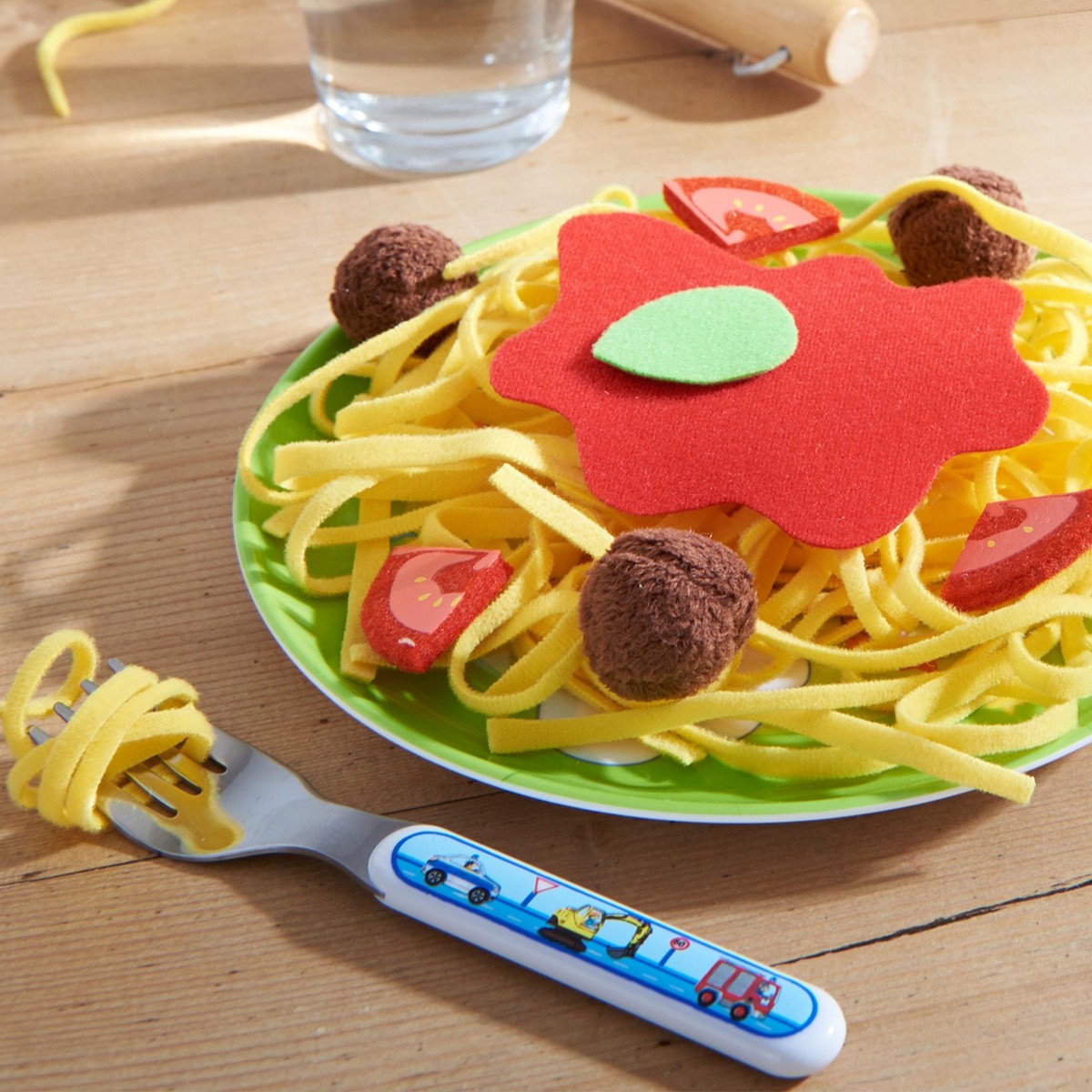 HABA Biofino Spaghetti Bolognese Polyester Pasta and Meatballs