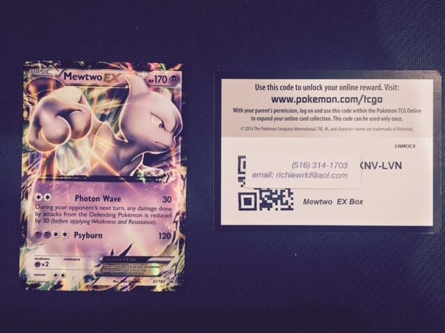 Mewtwo-EX - Pokemon TCG Code