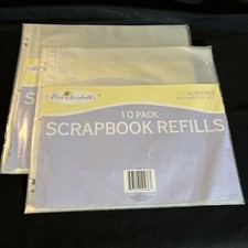 2 10 PK QTY 20 Miss Elizabeths Scrapbook Page Refill Acid Free 12"x12"