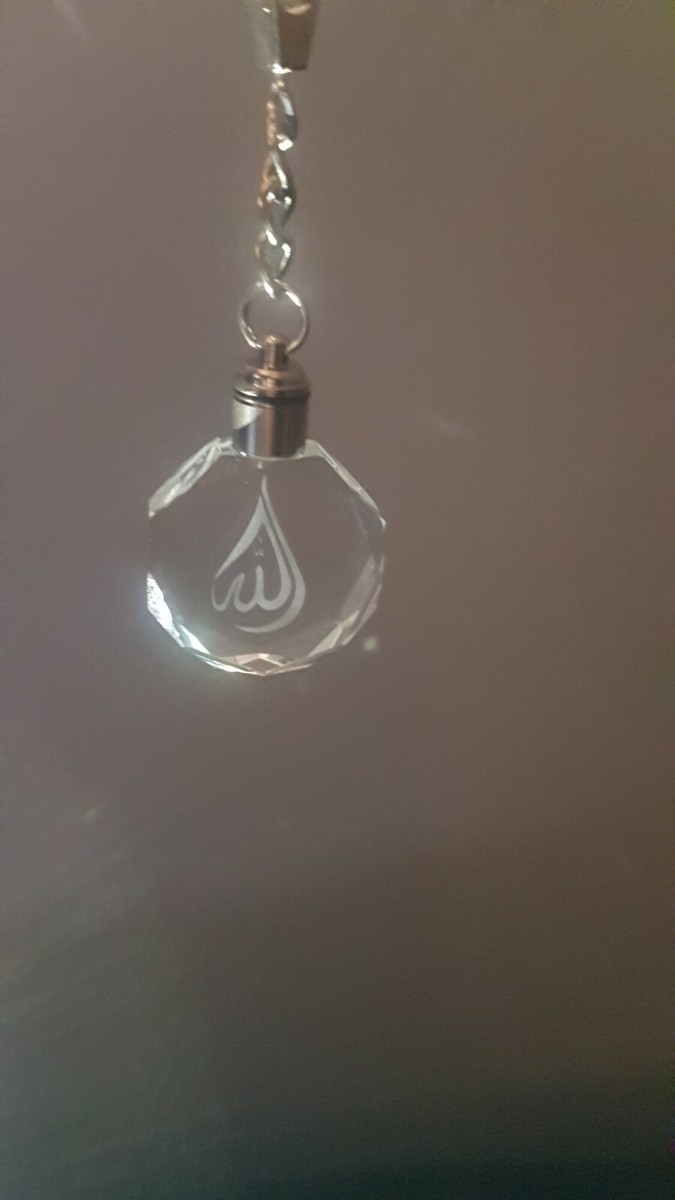 HARINI Islam Muslim Allah AYATUL KURSI Key Chains In Arabic Stainless - Foto 7