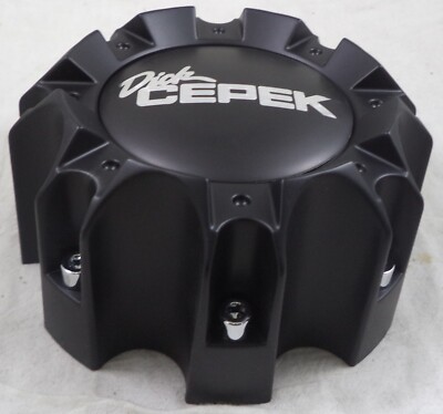 Dick Cepek Wheels Flat Black Wheel Center Cap Caps # CAP-WX05