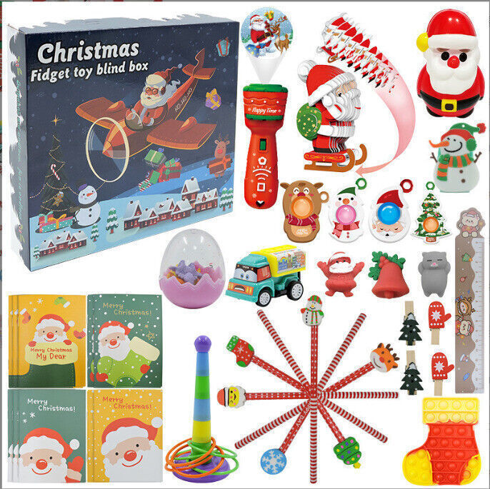Fidget Advent Calendar Toys Set Christmas 24 DAYS Count down Calendar