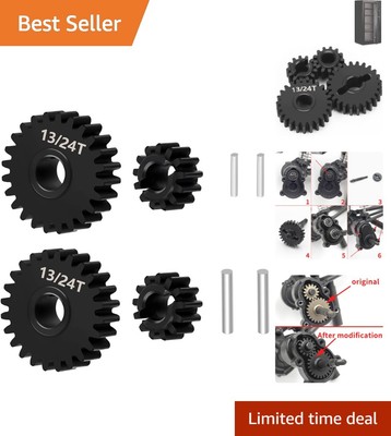 13/24T Underdrive Portal Gears Made of 40CR Steel for Ultimate RC Performance