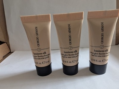 3 x Giorgio Armani Luminous Silk Foundation (3 x 5 ml = 15 ml ) verschiedene Farbtöne