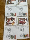 France beautiful SILK 91 different FDC covers from 1995 complete year