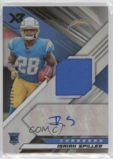 2022 Panini XR Rookie Swatch Auto 73/149 Isaiah Spiller #RSA-IS Auto e6e