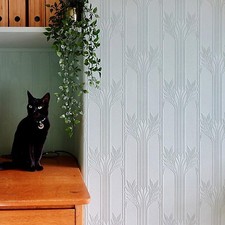 Luxury Textured Vinyl Wallpaper Roll Wildacre Anaglypta RD803 Paintable White