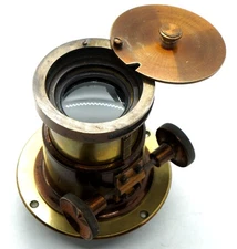 0.9 KG! VERY RARE FAST PETZVAL TYPE BRASS LENS COVERS 6x9 cm"