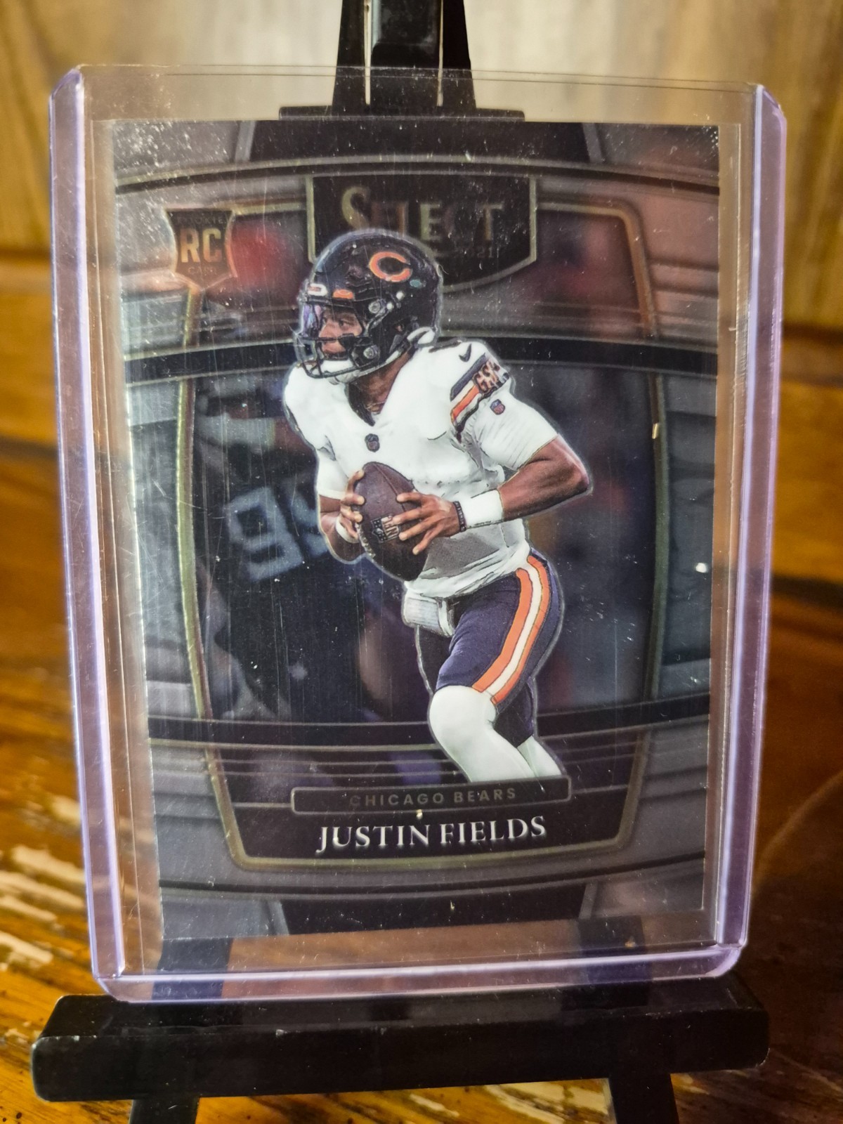 2021 Select Justin Fields Concourse Silver Base Rookie Card RC #50 Bears