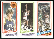 1980-81 Topps - Allan Bristow, Mark Olberding, James Bailey #255-210-236 (RC)