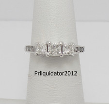 1CT Natural Diamond Engagement Anniversary Wedding Bridal Ring 14K White Gold