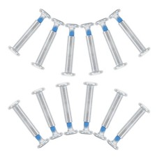 20Pcs Silver Skate Hardware Screws for Roller Skates and Skateboards Replacement