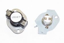 Genuine OEM GE WE4X583 Dryer Machine Thermostat Assembly - Silver