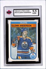 1982-83 O-Pee-Chee Glenn Anderson KSA 9.5 (Free Shipping $100+) BCGA2 #100