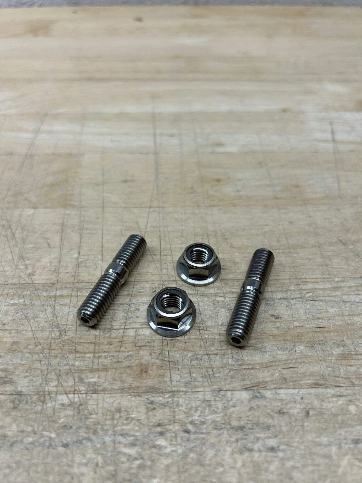 KLX140 Titanium Exhaust Stud / Nut Kit