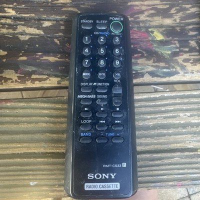 Genuine Sony RMT-CS33 Radio Cassette Remote Control - Works. Never used, stored.