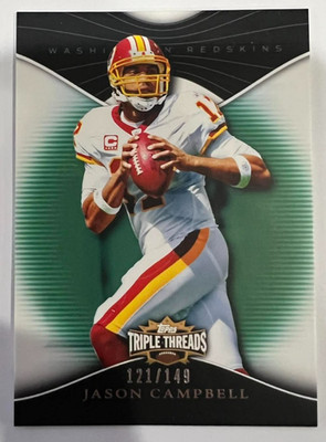 JASON CAMPBELL 2009 Topps Triple Threads Emerald #16 Redskins #121/149