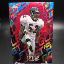 2024 Topps Chrome Ray Lewis Let's Go /5 SSP Case Hit LG-1  Ravens