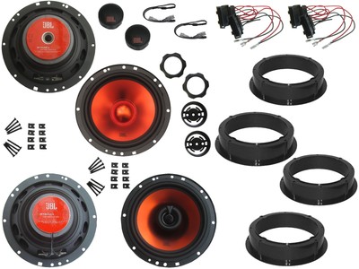 JBL Lautsprecher Set für VW Scirocco III  Bj 08-17 Tür Vorne hinten 1040 Watt