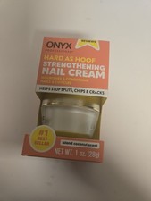 Onyx Professional Hard as Hoof Nail Strengthening Cream, Coconut Scent - Nail