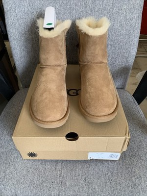 PICK SIZE - UGG Women's Mini Bailey Bow II Boots Chestnut