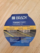 Brady Toughstripe Floor marking Tape 2” RED Aisle Tape 100ft 30m Roll