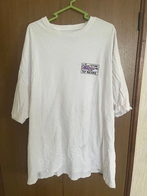 TOY MACHINE White T-Shirt XL with Back Print - Skate Brand