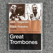 Great Trombones DVD Jack Teagarden, Frank Rosolino - Jazz, Very Rare OOP