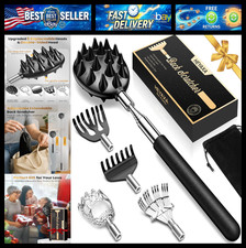 Telescoping Back Scratcher with 5 Detachable Heads, Fathers Day Dad Gifts for Me