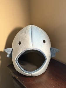 Whisker City® Fish Character Hut Cat Bed