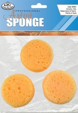 Royal  Langnickel R Synthetic Artist Sponges 3/Pkg-