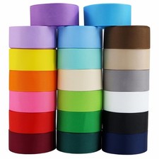 1 Inches Grosgrain Ribbons Fabric Ribbons, 20 Colors 2 Yards Each Total 40 Ya...