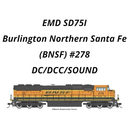 Walthers Mainline 910-21021 EMD SD75I escala HO DC/DCC/SONIDO ~ BNSF Railway #278 | Condition: New