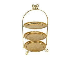 Arched Dessert Stand Tiered Dessert Stand with Round Plates Display Stand with