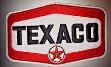 TEXACO GASOLINE  Embroidered Iron/Sew On Patch 4"X2.5" SHIPPED FROM USA