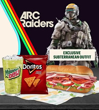 ARC Raiders X Subway Exclusive Subterranean Outfit In-Game Reward Code DLC