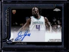 2025-26 Topps Chrome Sion James Auto Autograph RC #TCAR-SJ Hornets Rookie