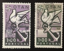 1960 - Portugal N°859 OTAN sans violet voir photo - LA915