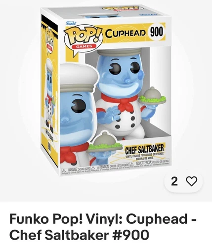 Funko Pop! Vinyl: Cuphead - Chef Saltbaker #900 BRAND NEW