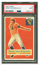 1956 Topps Norm Van Brocklin #6 PSA 9 MINT